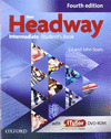 NEW HEADWAY INTERMEDIATE: STUDENT'S BOOK AND WORKBOOK WITH ANSWER KEY PACK 4TH ED.