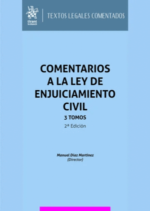 COMENTARIOS A LA LEY DE ENJUICIAMIENTO CIVIL. 3 TOMOS. 2ª EDICIÓN