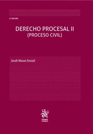 DERECHO PROCESAL II (PROCESO CIVIL). 3ª EDICIÓN