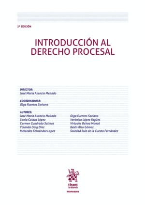 INTRODUCCIÓN AL DERECHO PROCESAL. 2ª EDICIÓN