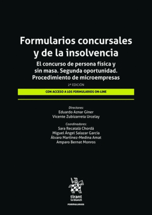 FORMULARIOS CONCURSALES Y DE LA INSOLVENCIA