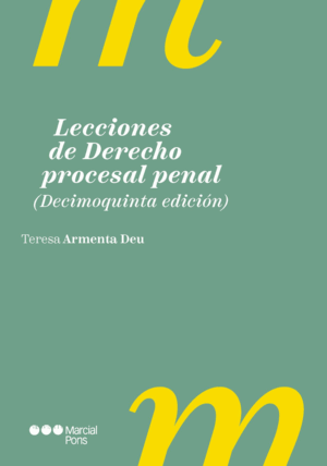 LECCIONES DE DERECHO PROCESAL PENAL. 15ª ED. 2024