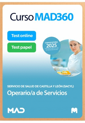 PAQUETE AHORRO. OPERARIO/A DE SERVICIOS. SERVICIO DE SALUD DE CASTILLA Y LEÓN (SACYL)