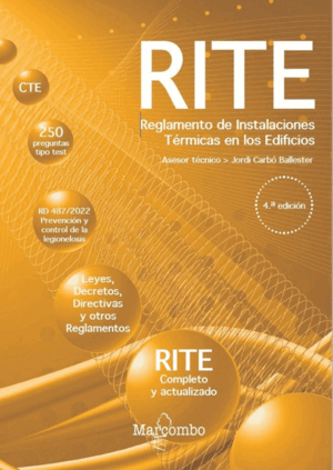 RITE. REGLAMENTO DE INSTALACIONES TÉRMICAS EN LOS EDIFICIOS -  4.ª EDICIÓN