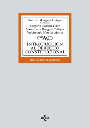 INTRODUCCIÓN AL DERECHO CONSTITUCIONAL. 13ª ED.