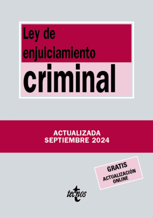 LEY DE ENJUICIAMIENTO CRIMINAL. 8ª ED.