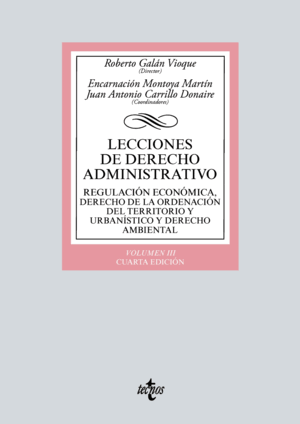 LECCIONES DE DERECHO ADMINISTRATIVO. VOLUMEN III