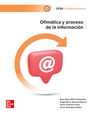 OFIMÁTICA Y PROCESO DE LA INFORMACIÓN. CFGS